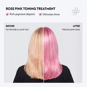 FOUR REASONS Color Mask Rose Pink application scene in shower