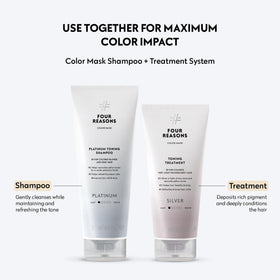 FOUR REASONS Color Mask Silver showing before and after results