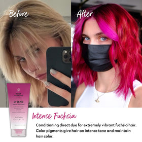 FOUR REASONS INTENSE Fuchsia Color Mask packaging