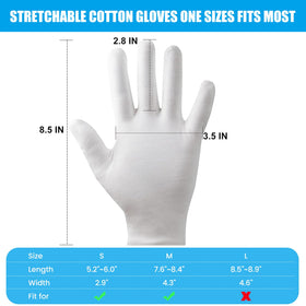 FourSeas Cotton Gloves in a laundry bag