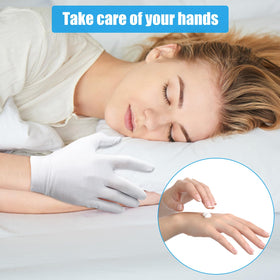 FourSeas Cotton Gloves showing texture and stitching