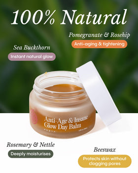 FRØYA Anti-Age Glow Day Balm application on skin