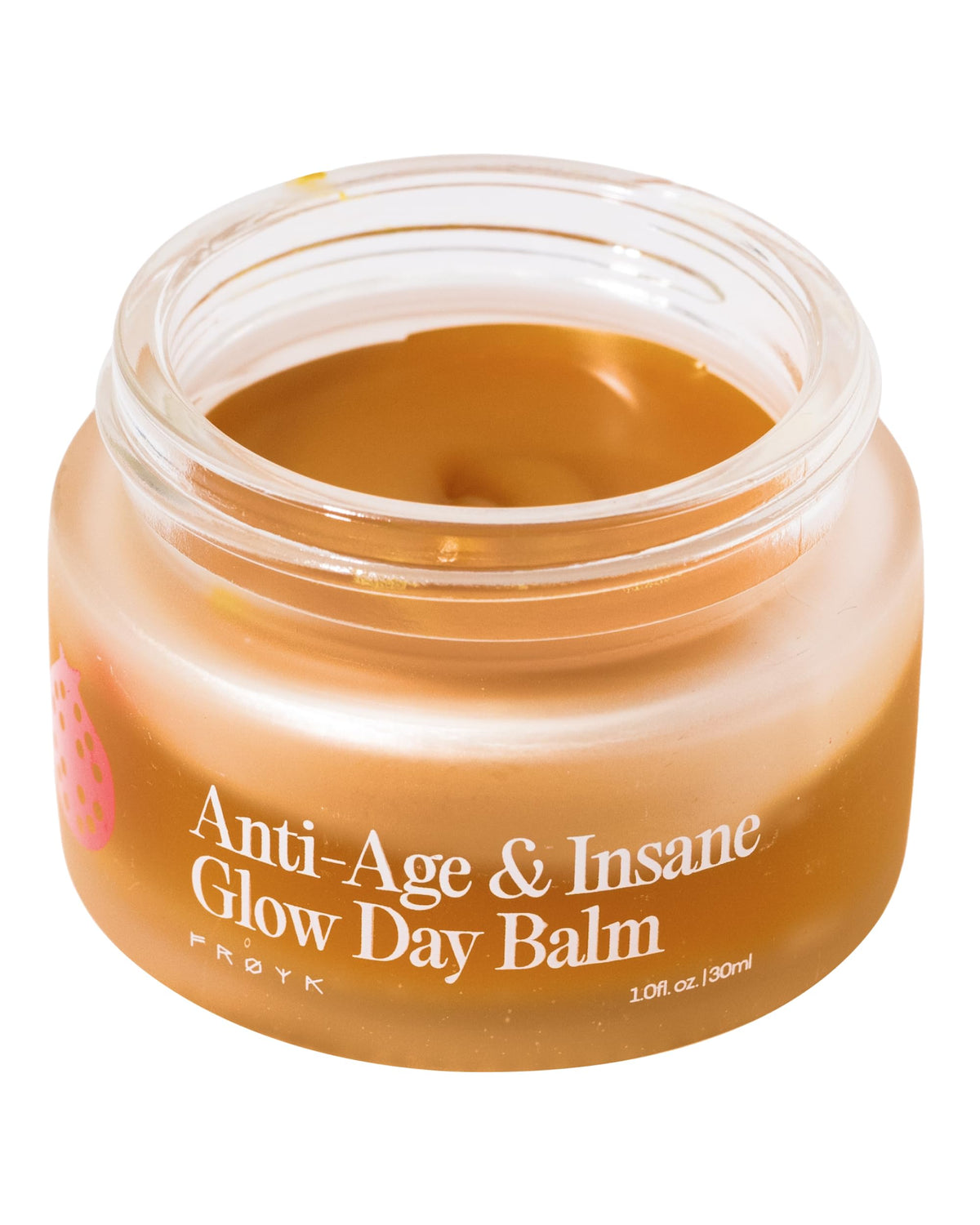 FRØYA Anti-Age Glow Day Balm front view with packaging