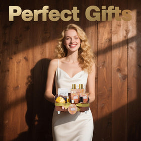 Fragrance mist and lip balm from the spa gift set