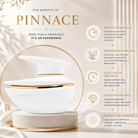 Fragrance World Pinnace Eau de Parfum label detail