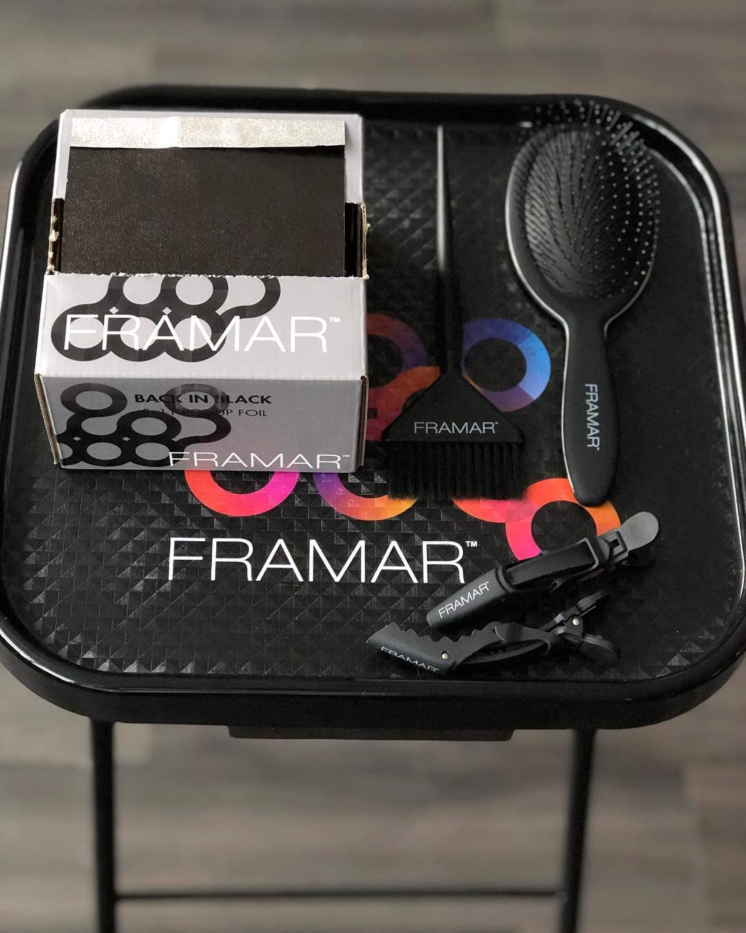 Framar Black Hair Foils close-up showing quality