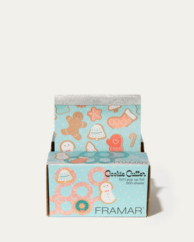 FRAMAR Cookie Cutter Hair Foil box front view with embossed foils