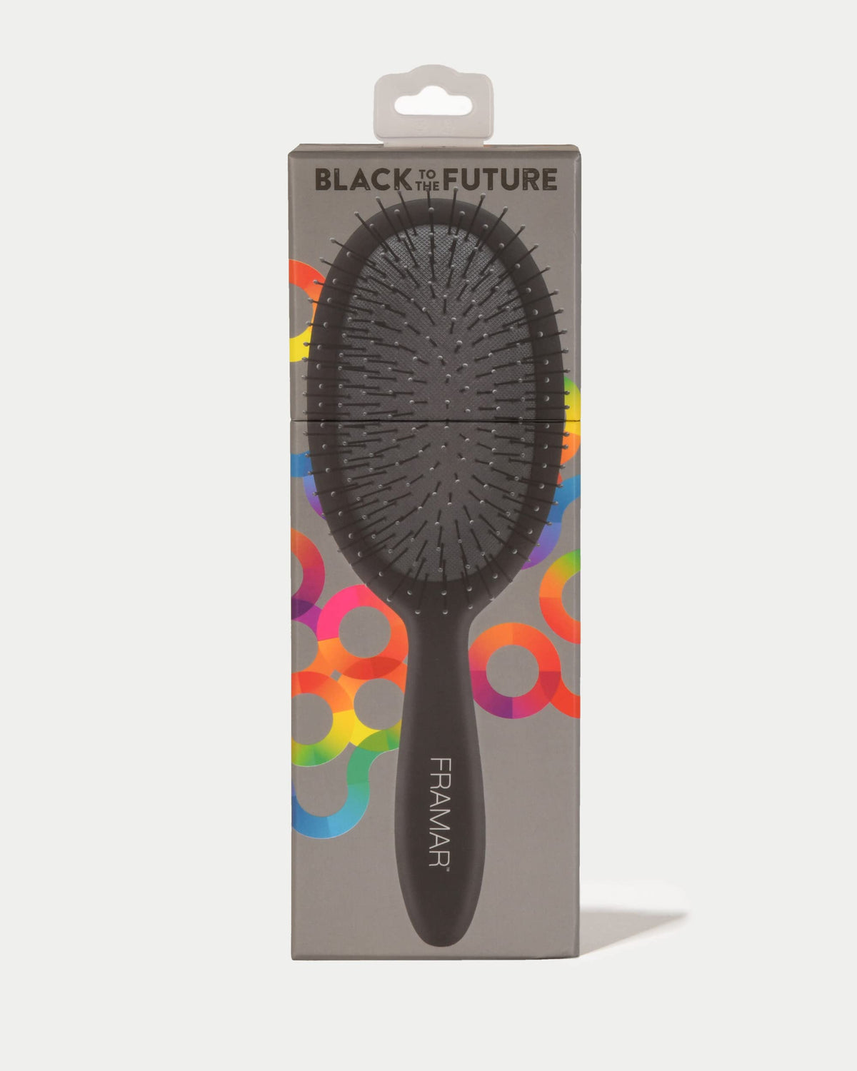 FRAMAR Detangling Brush side view with handle