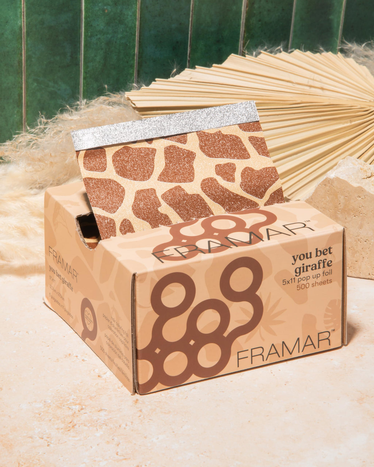 FRAMAR Giraffe Hair Foils showing pop-up feature