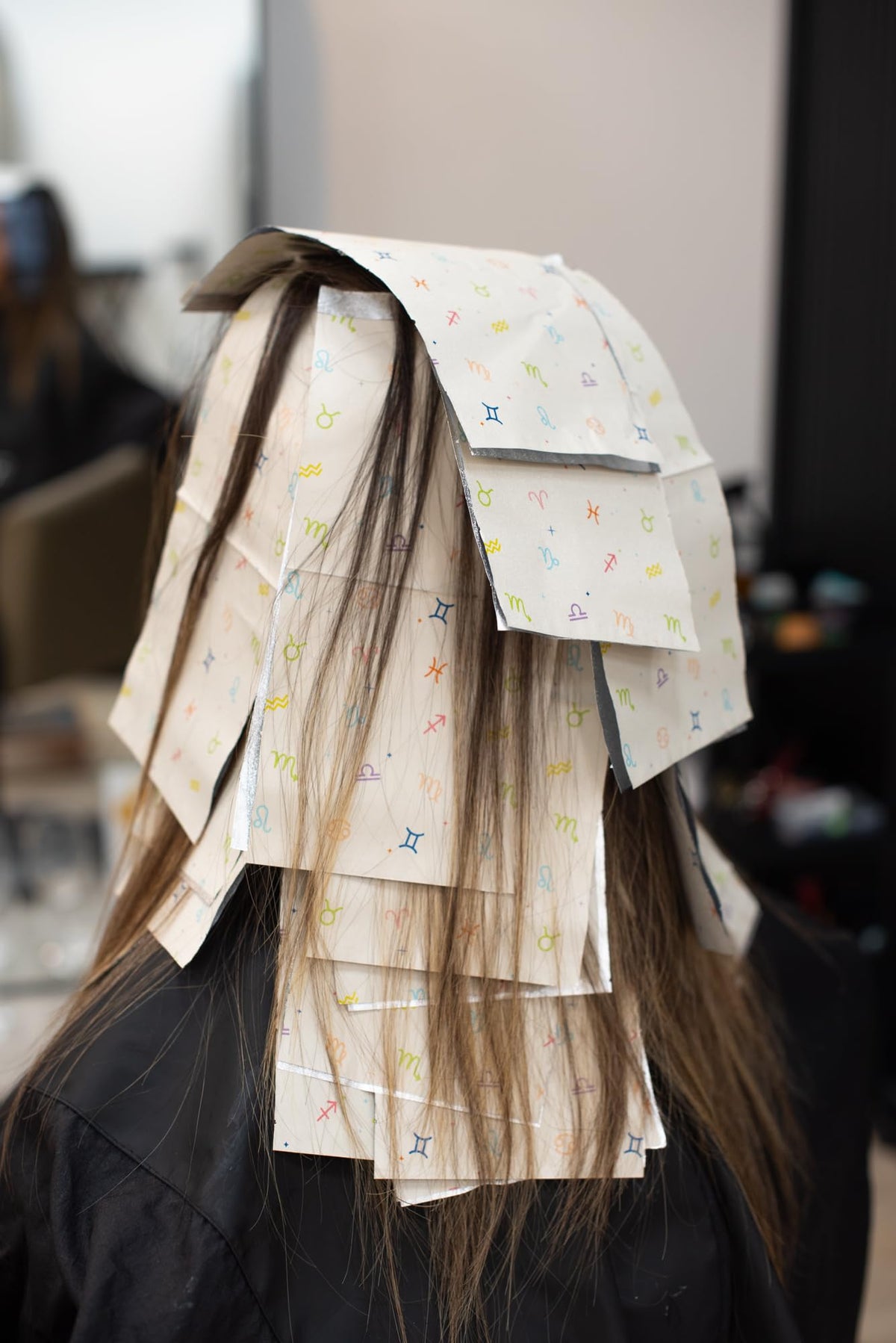 FRAMAR Hair Foils stacked neatly for easy access