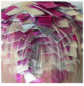 FRAMAR Magenta Hair Foils showing half-inch pre-folded edge