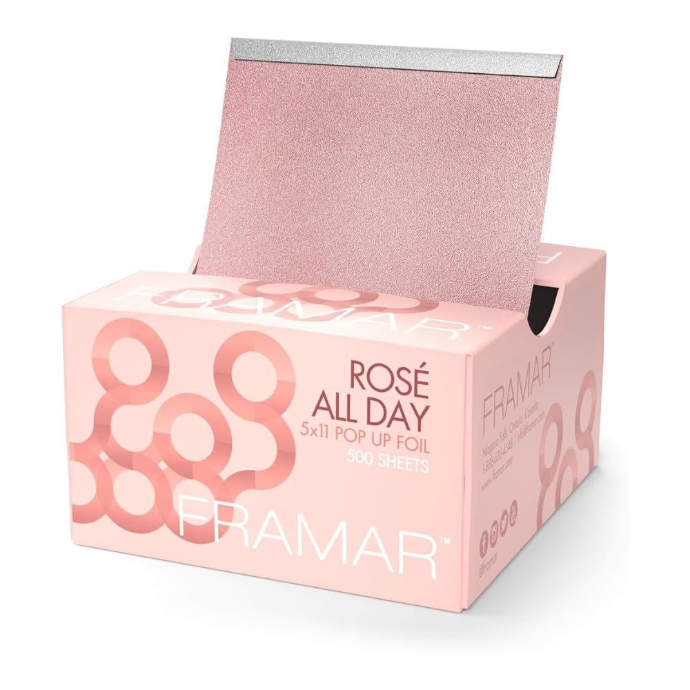 FRAMAR Rosé Hair Foils box front view