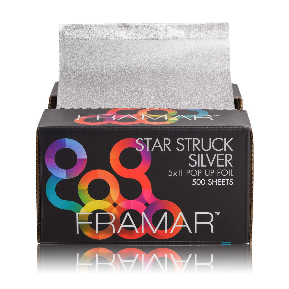 FRAMAR Silver Hair Foils front view in packaging