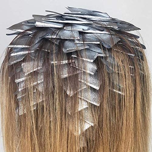 FRAMAR Star Struck Silver Hair Foil pre-folded edge close-up