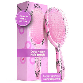 FRAMAR Y2K Print Hair Brush Detangler front view