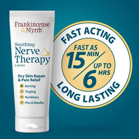 FRANKINCENSE & MYRRH Nerve Therapy Lotion 3 oz packaging