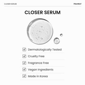 FRANKLY Closer Serum close-up of pump