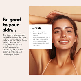 Free the Body Tallow and Rose Hip Balm 2oz packaging