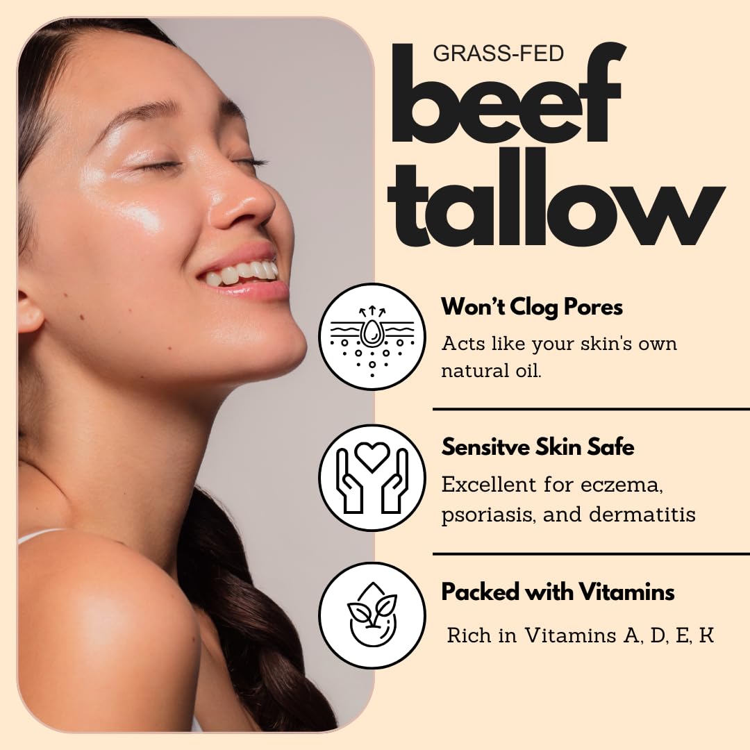 Free the Body Tallow and Rose Hip Barrier Balm on a wooden surface