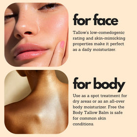 Free the Body Tallow and Rose Hip Barrier Balm with natural ingredients