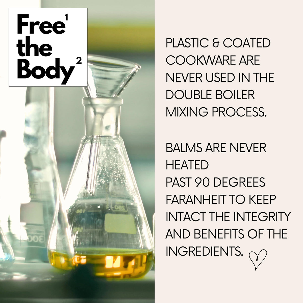 Free the Body Tallow and Rose Hip Barrier Balm with organic ingredients