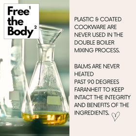 Free the Body Tallow and Rose Hip Barrier Balm with organic ingredients