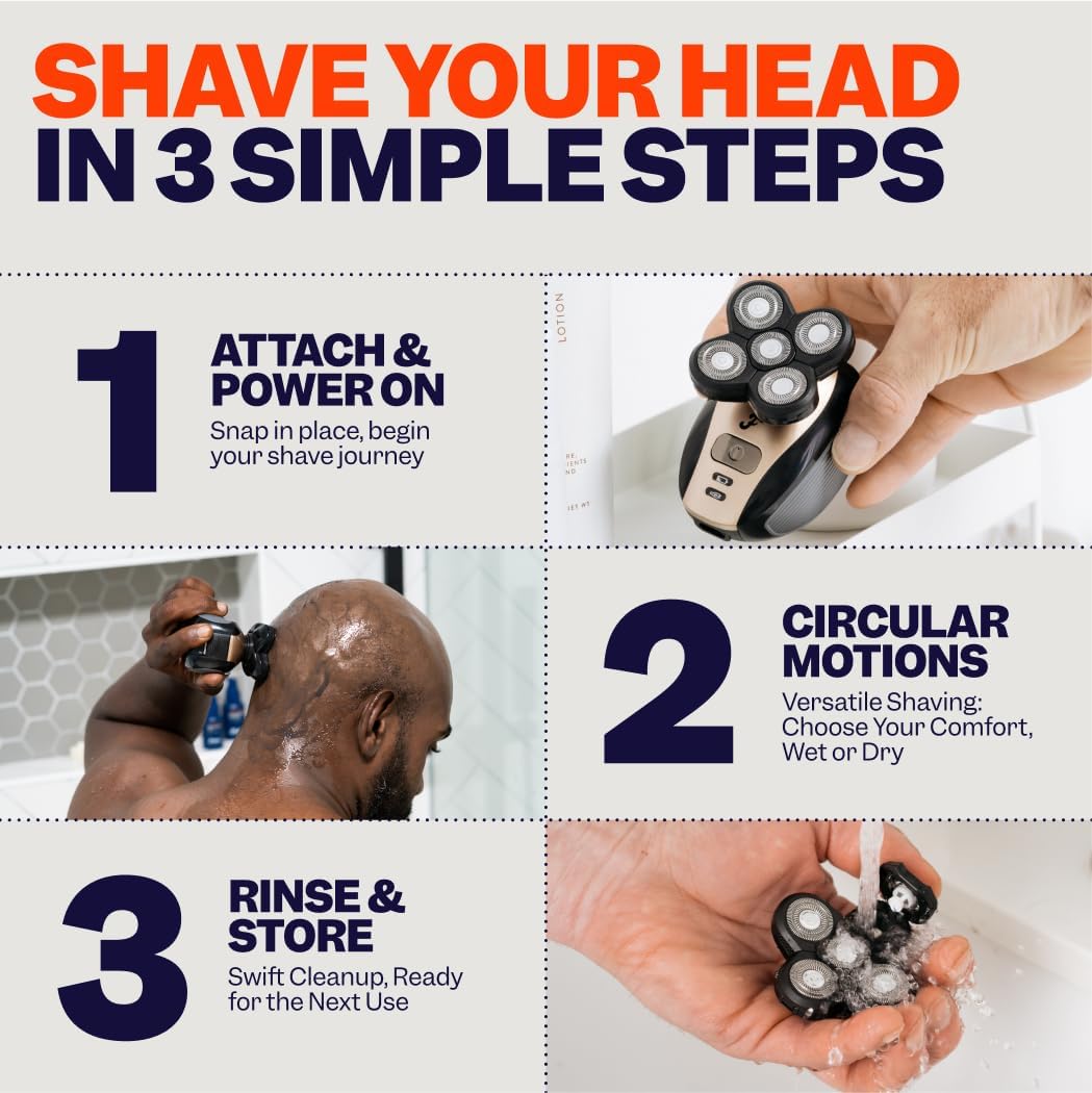 Freebird Electric Shaver ergonomic design side view