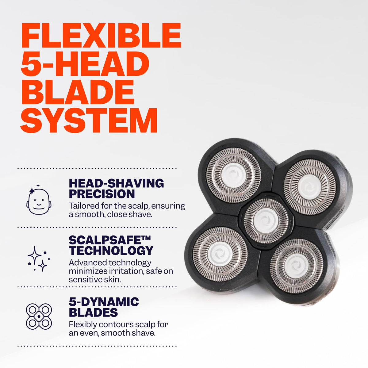 Freebird FlexSeries blade installed on shaver