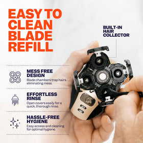 Freebird FlexSeries Blade with quick snap installation feature