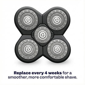 Freebird FlexSeries blades with grooming accessories