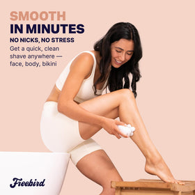 Freebird FlexSeries Electric Razor showing five precision blades