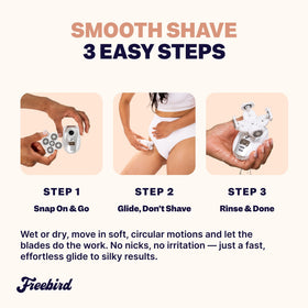 Freebird FlexSeries Electric Razor with user-friendly controls