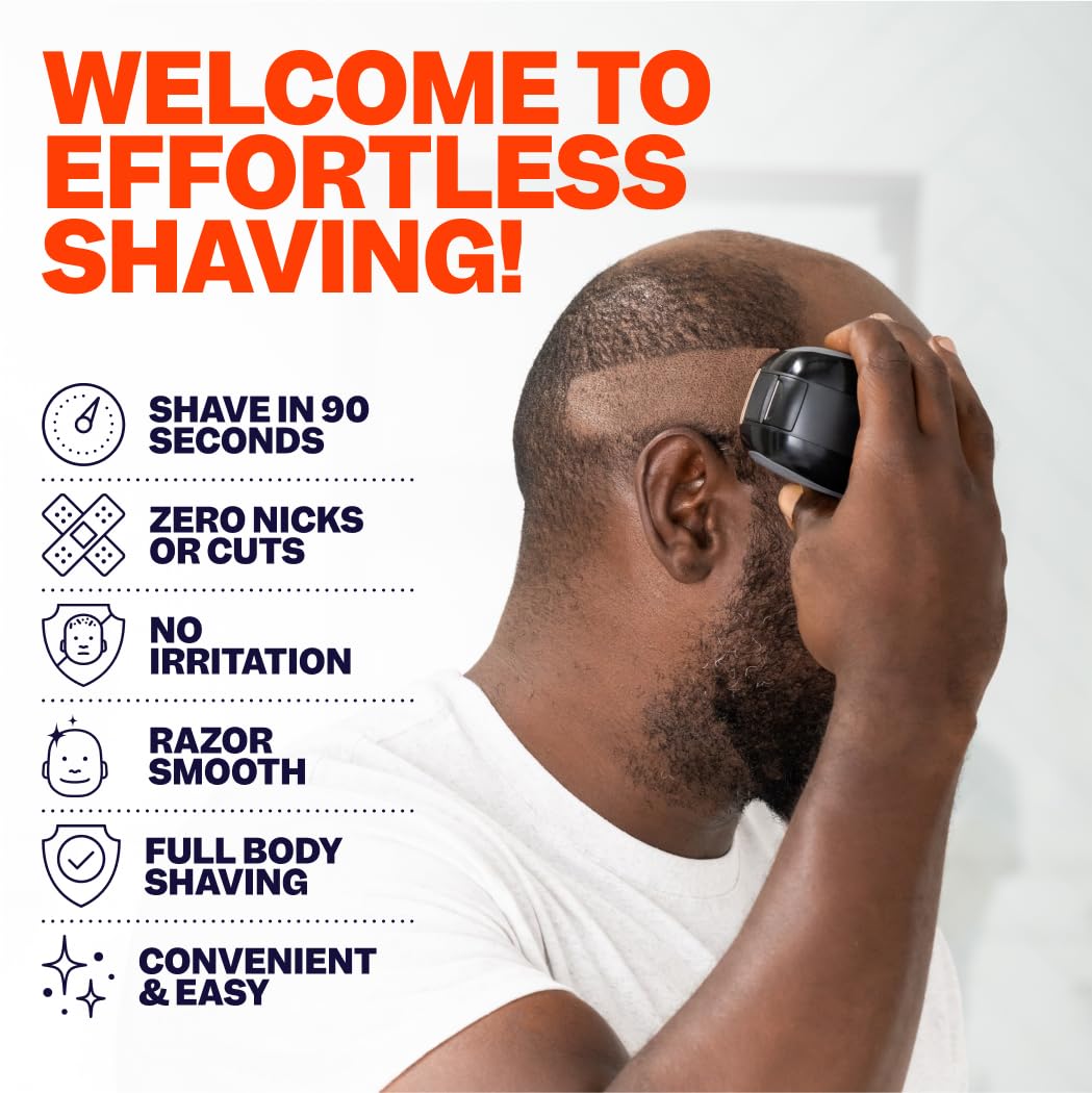 Freebird FlexSeries Electric Shaver five attachments laid out