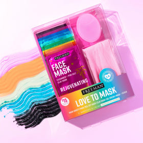 Freeman face masks assortment with travel-friendly headband
