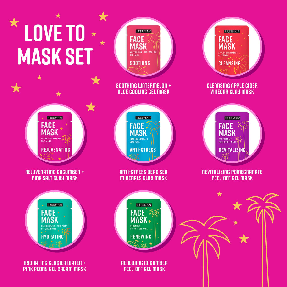Freeman face scrubber included in the Love To Mask Variety Pack