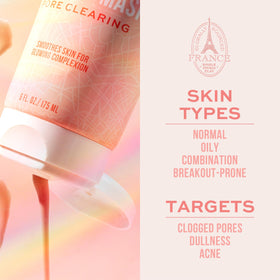 Freeman French Pink Clay Peel-Off Face Mask texture close-up