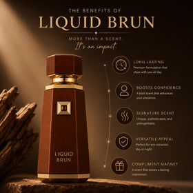 French Avenue Liquid Brun Eau de Parfum in lifestyle setting