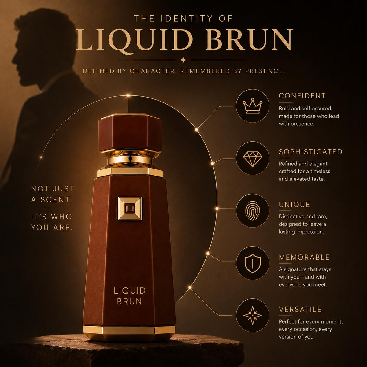 French Avenue Liquid Brun Eau de Parfum label detail