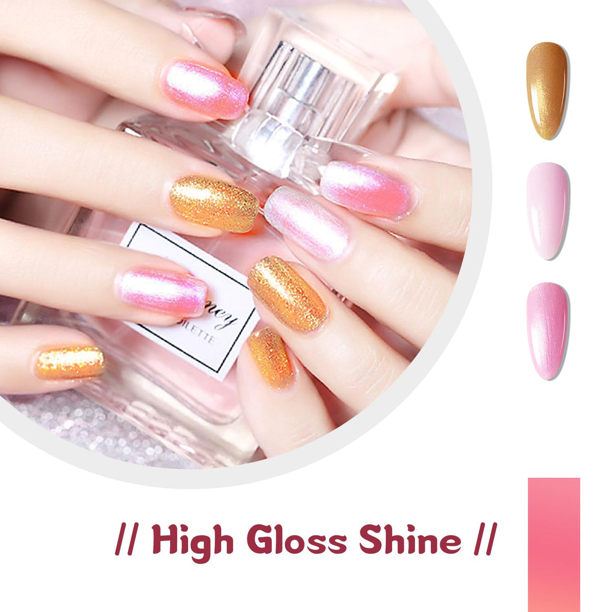 French nail stickers included in JODSONE set