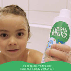 Fresh Monster 2-in-1 Kids Shampoo & Body Wash Ocean Splash back view
