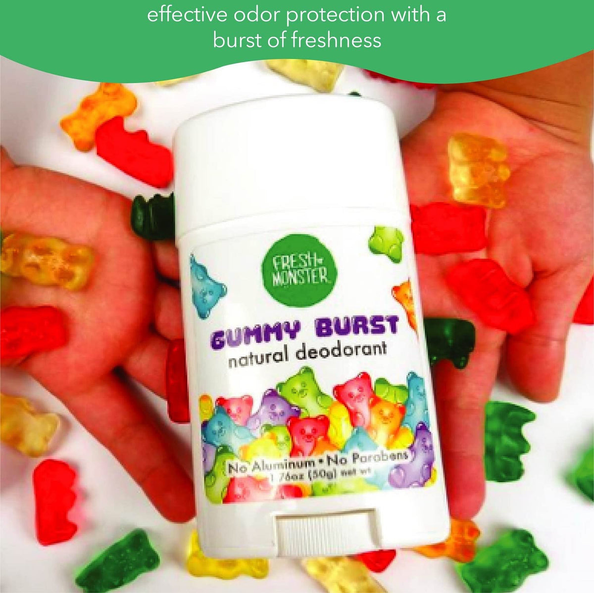 Fresh Monster Kids Deodorant lifestyle scene with kids
