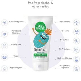 Fresh Monster Kids Hair Gel with natural ingredients