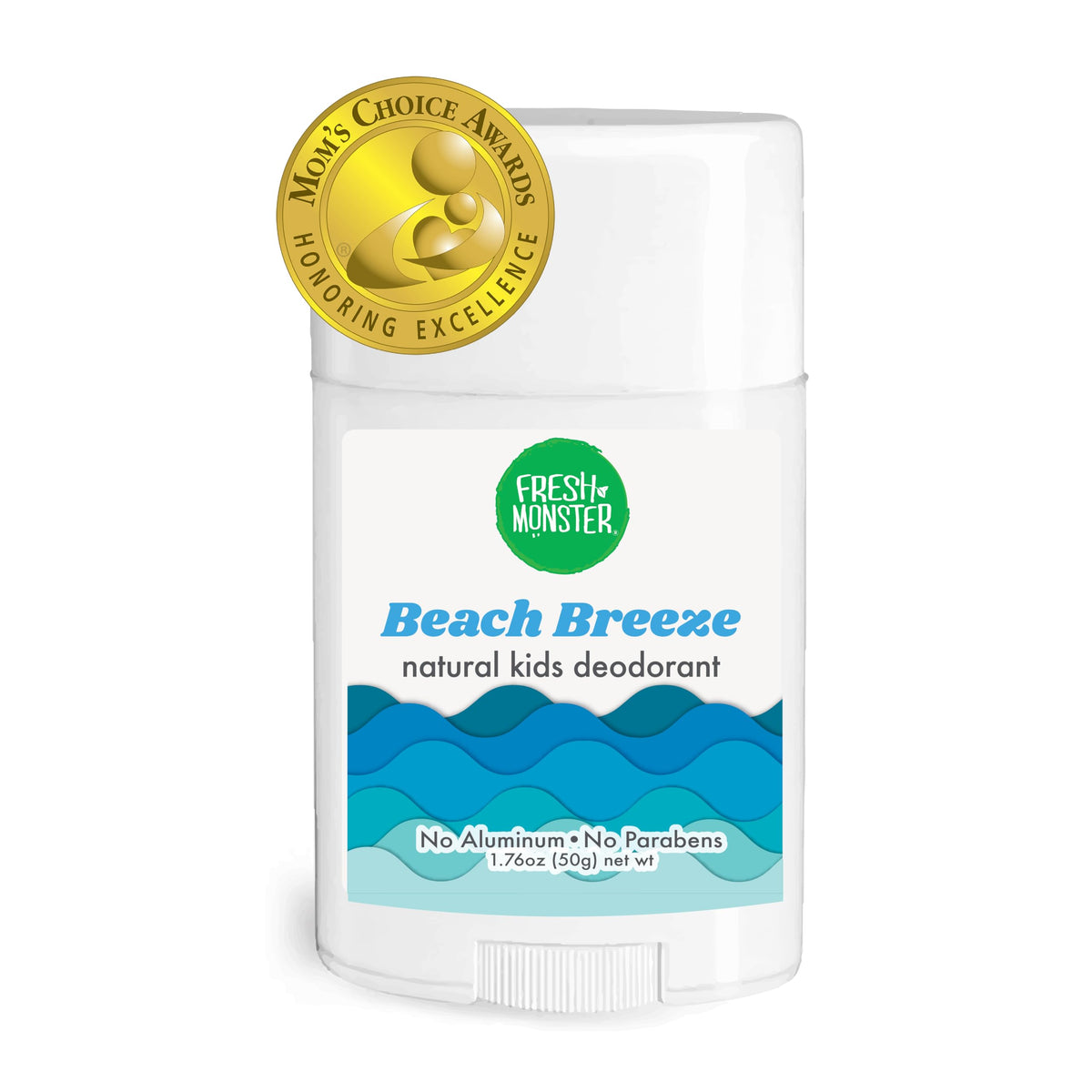 Fresh Monster Kids Natural Deodorant Beach Breeze front view