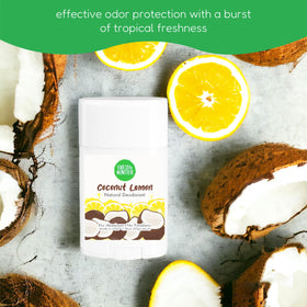 Fresh Monster Kids Natural Deodorant Coconut Lemon application