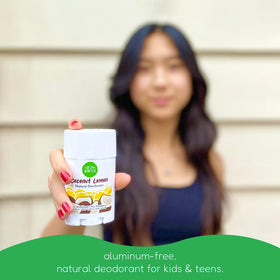Fresh Monster Kids Natural Deodorant Coconut Lemon side view