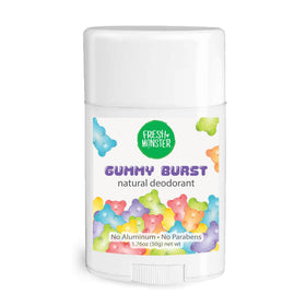 Fresh Monster Kids Natural Deodorant Gummy Burst front view