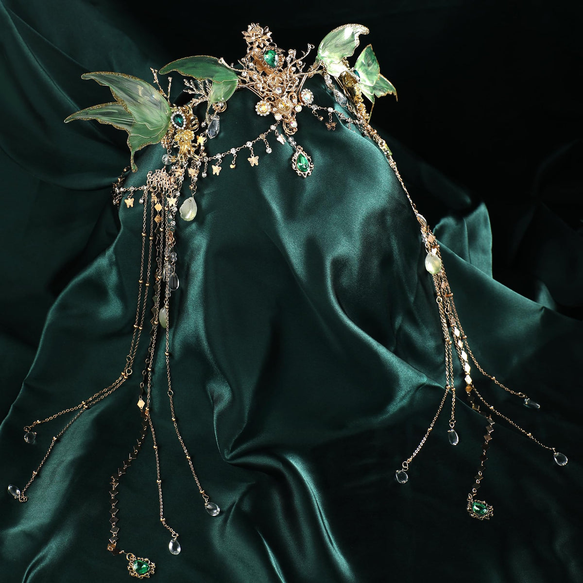 FRESHME Butterfly Fairy Crown close-up of butterfly wing detail
