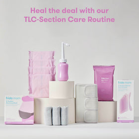 Frida Mom silicone patches displayed on a flat surface