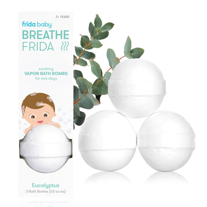 Frida Natural Vapor Bath Bombs for Kids packaging front view