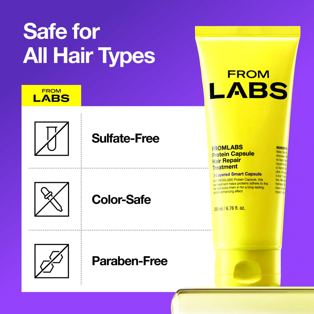 FROMLABS Deep Conditioning Hair Mask with hairbrush